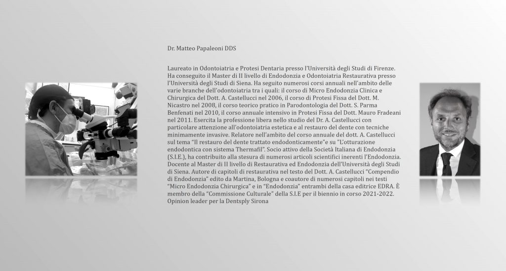 Curriculum Dr Matteo Papaleoni